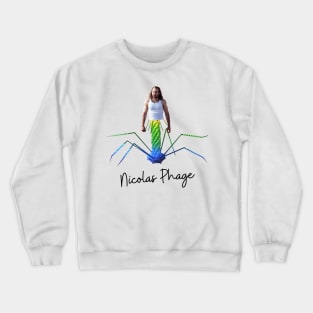 Nicolas Phage Bacteriophage Virus Crewneck Sweatshirt